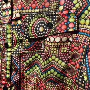 NWOT Urban Modesty Colorful Print Button Dress XL thumbnail 5