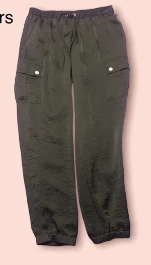 MICHAEL Michael Kors Black Cargo Jogger Pants thumbnail 1