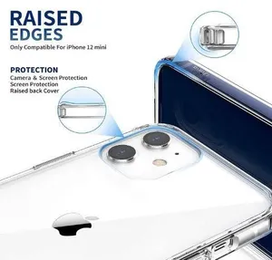 Mkeke Compatible with iPhone 12 Mini Case,Crystal Clear Case Compatible with iPhone 12 Mini 5.4 Inch thumbnail 4