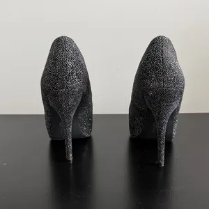 Mix No. 6 Black Sparkle Platform‎ Stilettos Sz 6.5 thumbnail 5