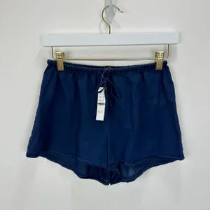 J.Crew Mini Beach Short Indigo Cotton Voile Navy Blue Resort Vacation XXS NWT thumbnail 5