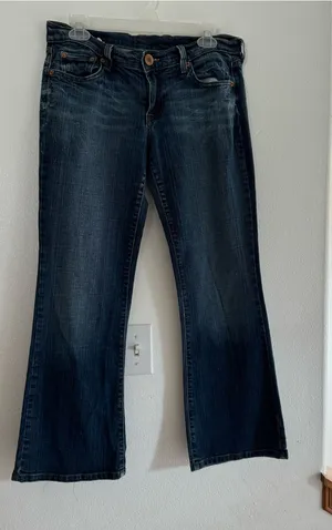 Lucky Brand Sweet N Low Jeans Women’s 10/30 Bootcut Embroidered Made in USA thumbnail 1