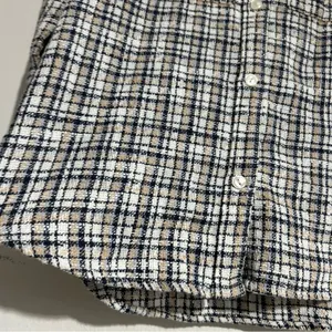 Abercrombie & Fitch Plaid Oversized Button Front Shirt Jacket Small thumbnail 3