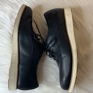 Timberland Black Leather Sensorflex Lakeville Oxford Shoes Size 7 thumbnail 8