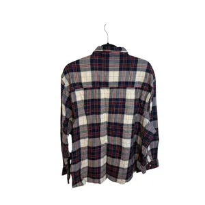 NWT Aerie Off Duty Plaid Flannel Shirt thumbnail 2