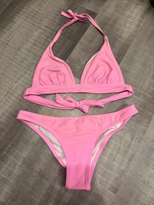 pink victoria’s secret bikini thumbnail 1