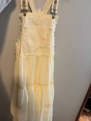 Overall Dress tiktok shop Yellow Size L thumbnail 2