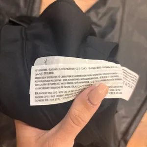 Abercrombie & Fitch Black Vegan Leather Pants Ankle Straight Ultra High Rise 16S thumbnail 7