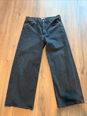 AGOLDE Ren High Rise Wide Leg Jeans- size 31 thumbnail 4