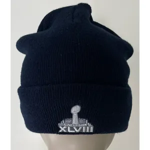 Navy Blue Denver Broncos Super Bowl XLVIII Knit Hat thumbnail 11