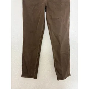 Abercrombie & Fitch Ultra High Rise 90s Straight Leg Jean Size 25 Washed Brown thumbnail 11