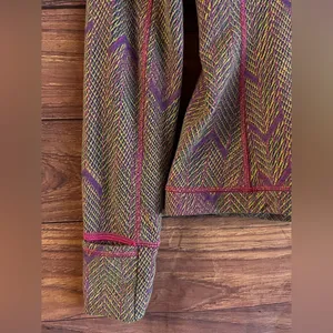 Lululemon Swiftly Tech Long Sleeve 2.0 Chevron Herringbone Magenta Purple Size 2 thumbnail 3