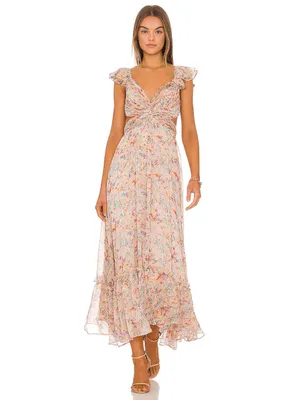 ASTR Primrose Dress in light pink, Medium thumbnail 3