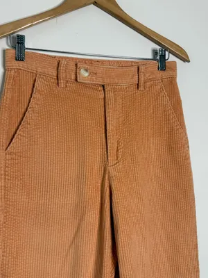 Levi’s Math Club Flare Corduroy Pants Peach 27 High Rise Wide Leg thumbnail 3