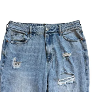 Womens Pacsun Light Rinse High Rise Distressed Festival Mom Jeans - Sz 28 thumbnail 2