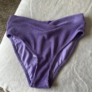 NEW Luca + Grae Womens Purple High Waist Bikini Bottom Medium NWT thumbnail 3