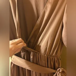 Baltic Born Sicily Satin Wrap Maxi Dress thumbnail 5