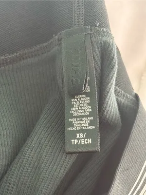 Skims Limited Edition Cotton Rib Leggings in Spruce thumbnail 4