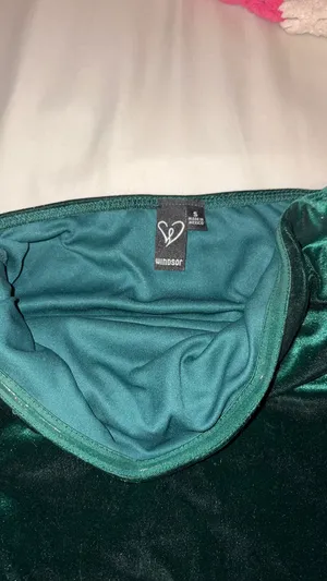 Green Strapless Windsor Dress thumbnail 2
