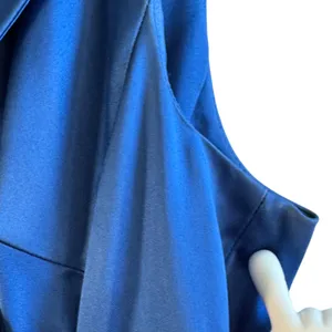 Tahari Arthur S. Levine Royal Blue Satin Ruched Cocktail Dress Sz‎ 14 Evening thumbnail 13