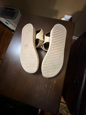 Madewell Beige Leather Platform Hook-and-Loop Ankle Strap Sandals thumbnail 5