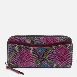 HOBO Max Large Zip Around‎ Leather Continental Wallet, Organization, Mosaic, NWT thumbnail 2