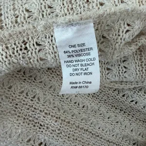 Anthropologie cream longline textured open knit duster cardigan thumbnail 7