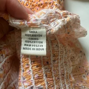 Sim and Sam Orange Square Neck‎ Mini Dress size medium thumbnail 5
