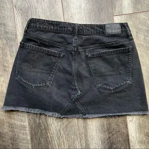 AEO 5 Button Distressed Hi Rise Festival Mini Skirt Women’s Size 6 thumbnail 3