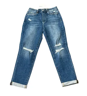 NWT VERVET Jeans Erika Stretch Mom Skinny Capri Jeans Size 28 thumbnail 3