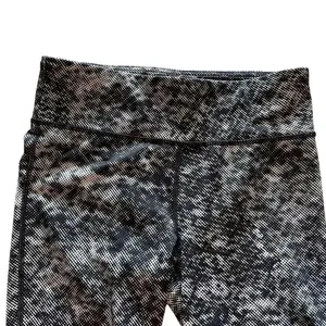 Black & White Abstract Skinny High Waist Womens Yoga Athletic Pants Sz S thumbnail 2
