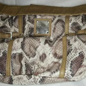 Miche snake print textured shell Tan thumbnail 2