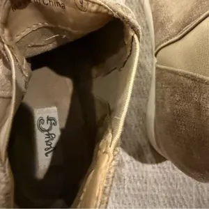 Very G Taupe Hidden Wedge Slip On Sneaker Booties Women’s 9 thumbnail 7