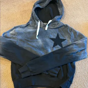 CHRLDR Black & Gray Ombré Star Sweatshirt Jogger Set Women’s Medium Drawstring thumbnail 2
