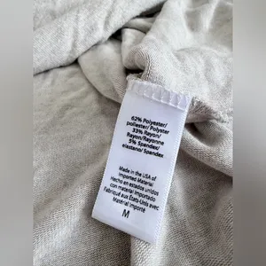 Beyond Yoga Just Chillin Sweater Womens M Side Slit Cozy Soft Oatmeal Tunic thumbnail 5
