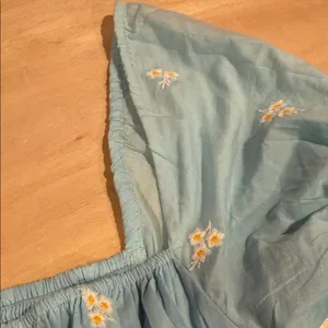 Cleobella Belinda Light Blue Mini‎ Dress large thumbnail 7