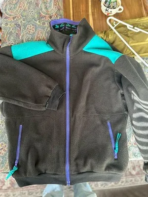90s fleece zip up Black Size M thumbnail 6