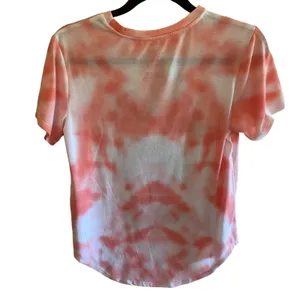 Disney Mickey Mouse Red White Tie Dyed Lightweight T-Shirt Sz Juniors L (11/13)‎ thumbnail 2