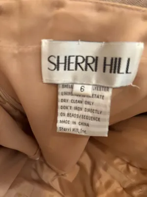 Sherri Hill Dress Homecoming champagne thumbnail 4