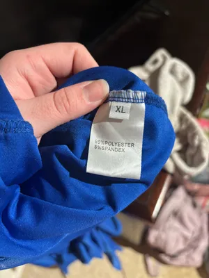 Royal Blue Long Sleeve Backless Mini Dress thumbnail 3