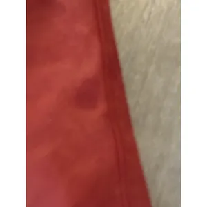 Vtg Red Leather Millyn Fur‎ Collar Coat Jacket 80's Glam Mob thumbnail 7