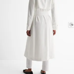 Express Classic White Belted Coat thumbnail 4