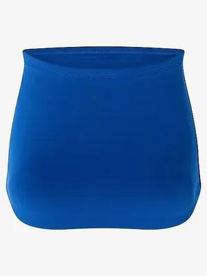 Express Royal Blue Strapless Tube Crop Top thumbnail 3