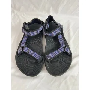 TEVA women's hurricane purple strap hiking open toe sandals outdoor hook loop thumbnail 2