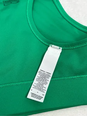 Nike DRI- FIT Green Sports Bra size S P thumbnail 3