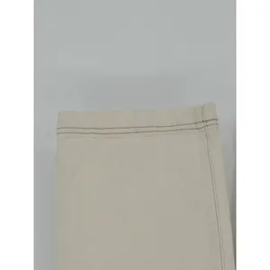 Tribal Jeans‎ Brooke High Rise Wide Leg Crop Pants Button Fly Size 2 Cream Ecru thumbnail 9