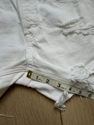 Free People We The Free Makai Jean Shorts Optic White Size 24 Distressed Denim thumbnail 8