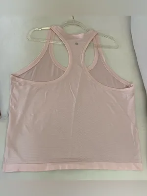 Lululemon Swiftly Racerback Tank Top Blush Pink Size 14 thumbnail 6