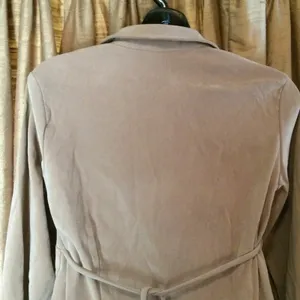 Motherhood Maternity Top in Sueded Touch Polyester Button Down w/Waist Ties-Sz M thumbnail 6