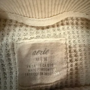 Aerie Women's Cream Crewneck Top thumbnail 3